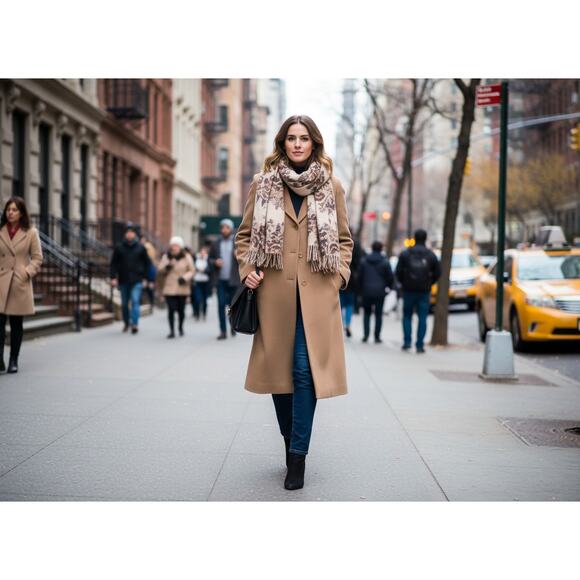 Jones New York Wool & Mohair Coat – Camel Classic - Picture 2 of 10